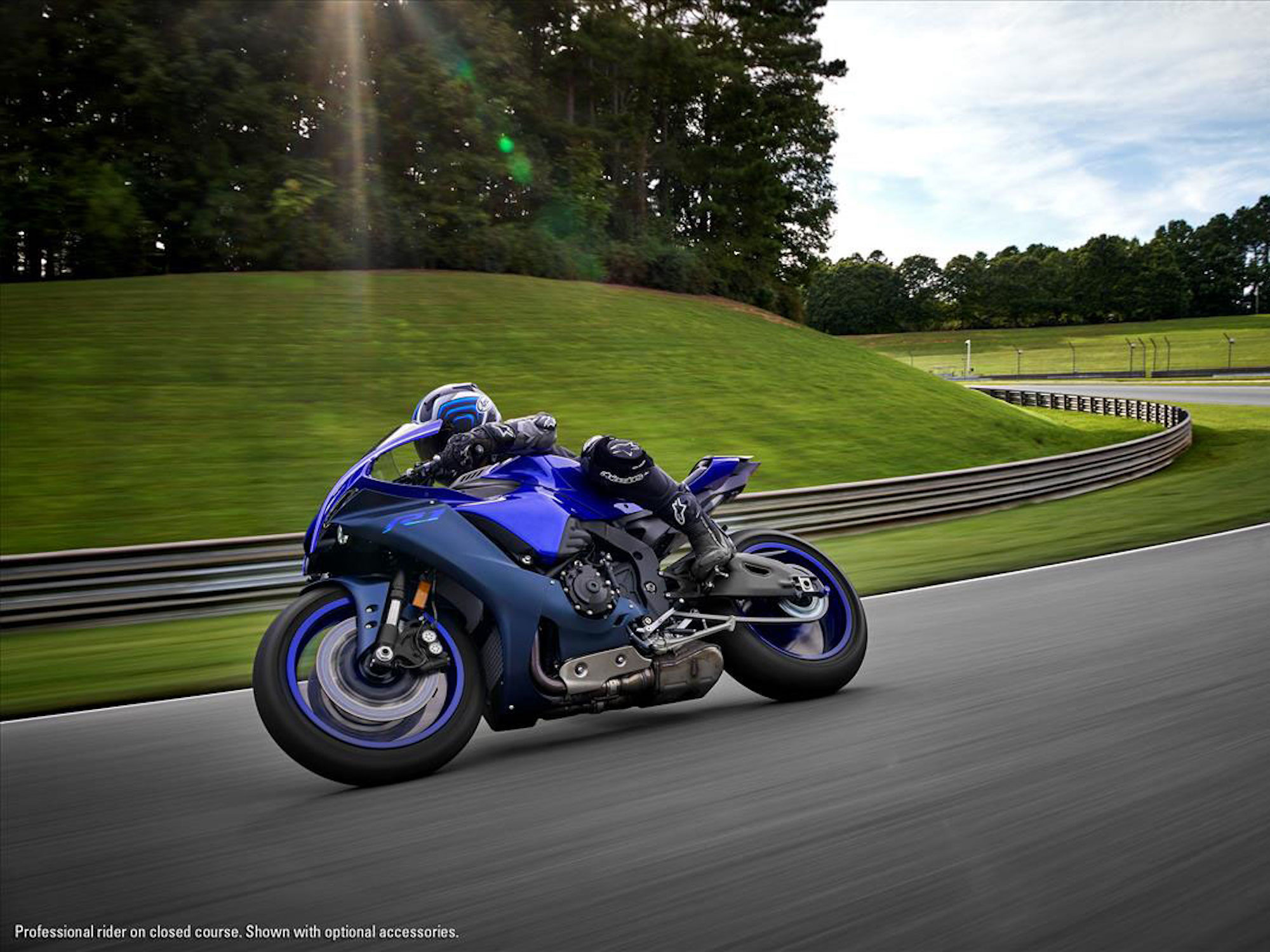 A view of Yamaha's R1. Media sourced from Xtreme Honda.