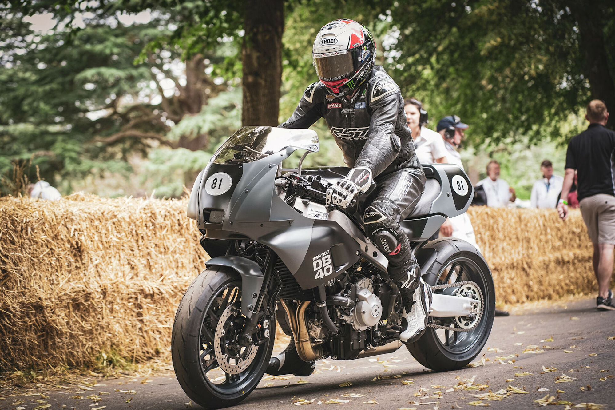 Yamaha's all-new XSR900 DB40, debuted at this year's Goodwood Festival of Speed. Media sourced from Yamaha's press release on Roadracing World.