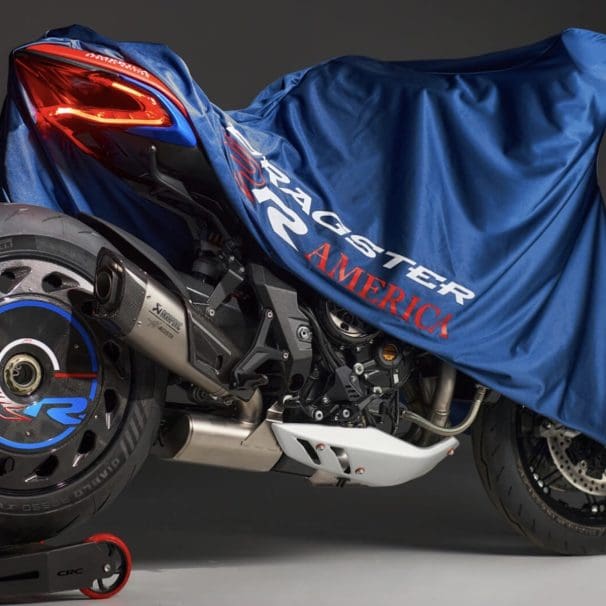 A view of MV Agusta's new Dragster RR SCS America. Media sourced from MV Agusta.