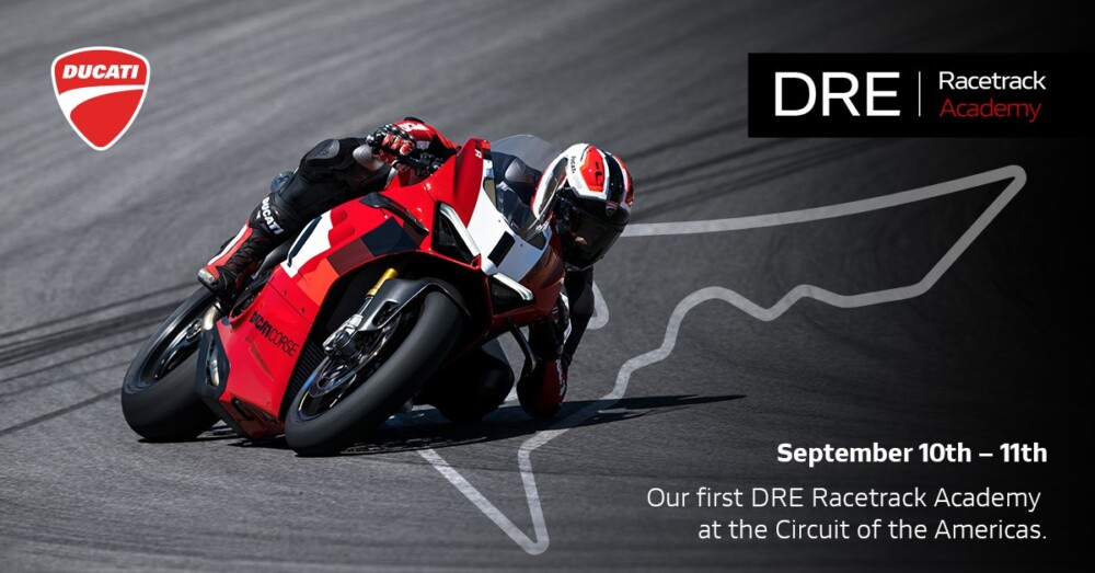 Ducati's Riding Experience (DRE), which is finally coming to the US! Media sourced from Ducati.