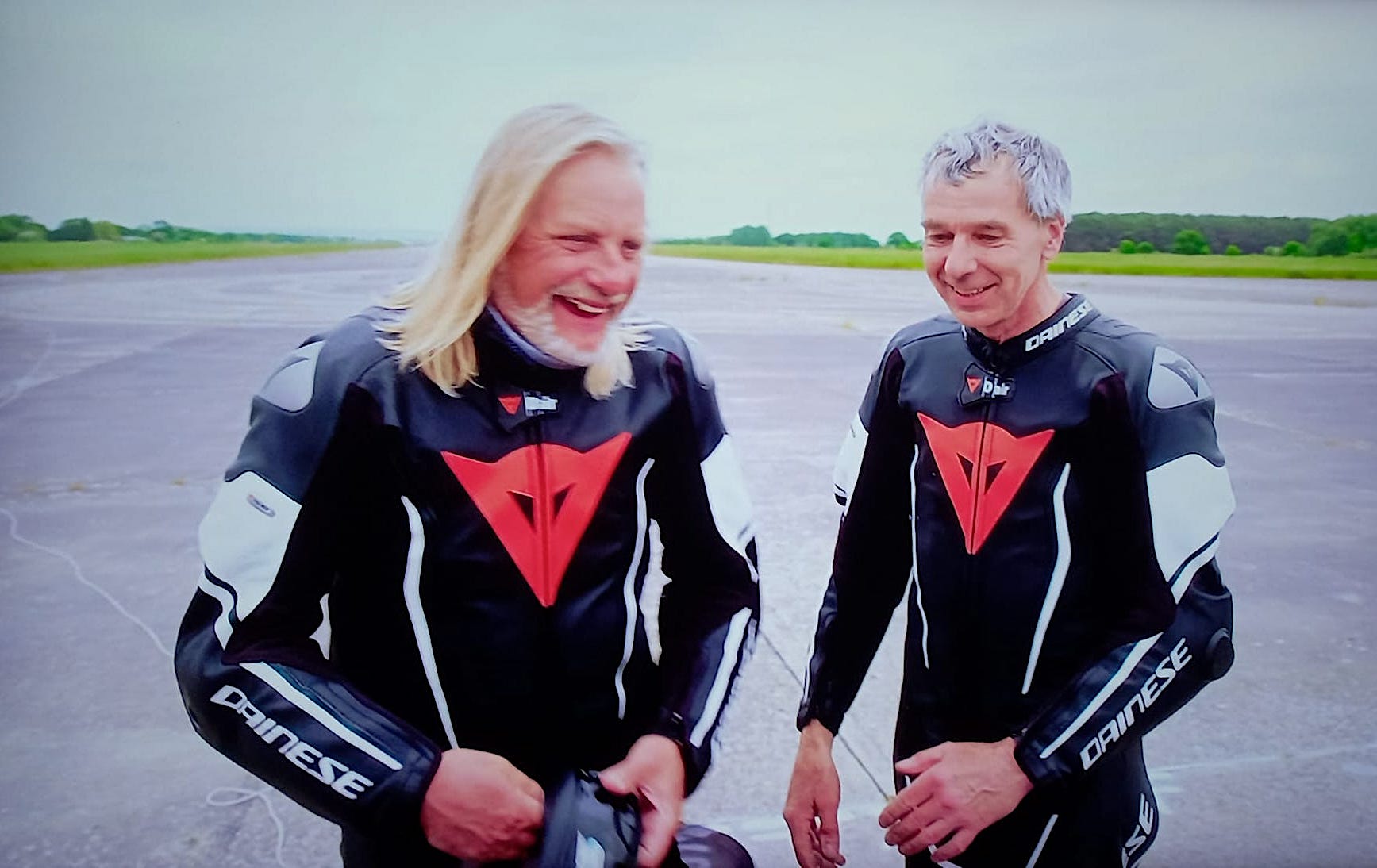 Alan Millard and Henry Cole - two gents that just clocked a pair of world speed records on an insane, 8000cc motorcycle. Media sourced from the GBG Guernsey Bikers Group on Facebook.