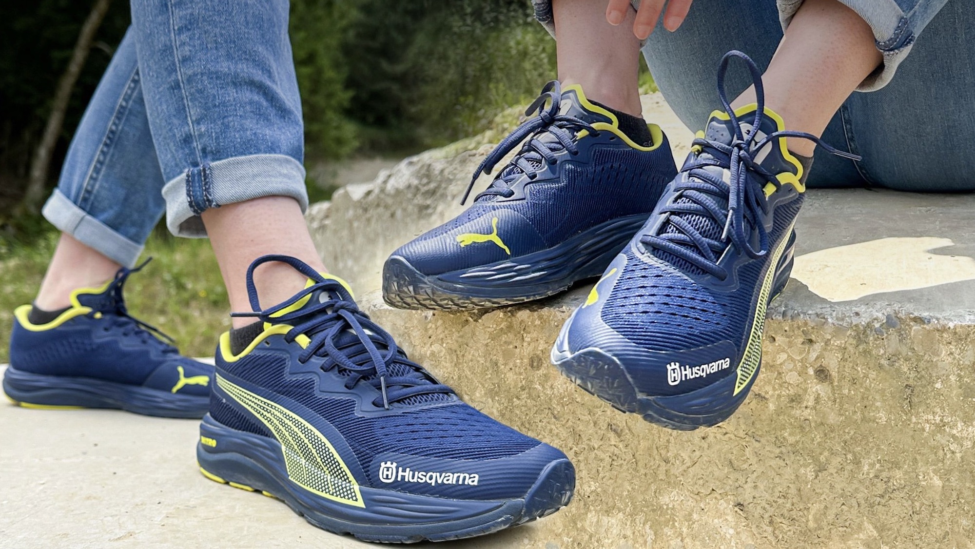 Feet First: New Husqvarna PUMA Running Shoe Breaks Cover - webBikeWorld