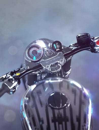Royal Enfield's SG650 concept, pulled from Royal Enfield's archives for effect. Media sourced from Royal Enfield.