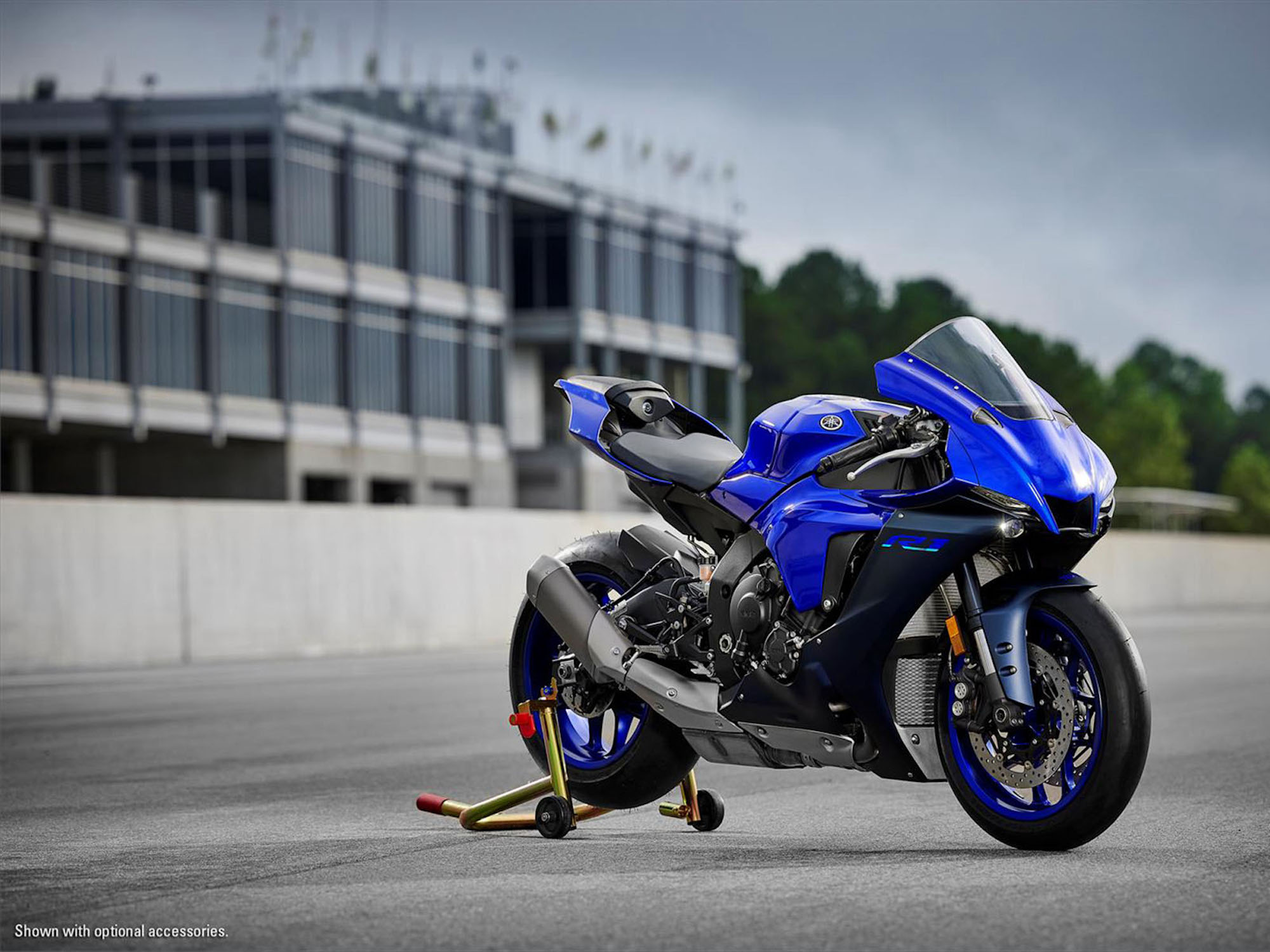 A view of Yamaha's R1. Media sourced from the Motoworld of El Cajon.