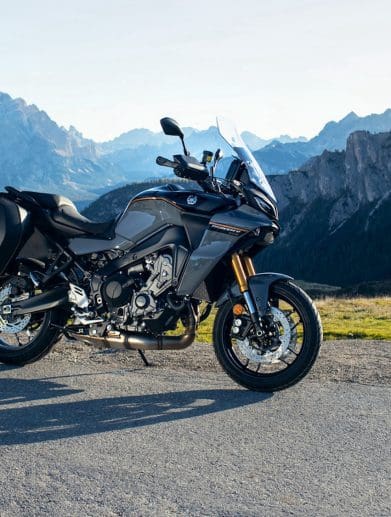 A view of Yamaha's all-new 2024 TRACER 9 GT+. Media sourced from Yamaha's press release, published to Globe Newswire.