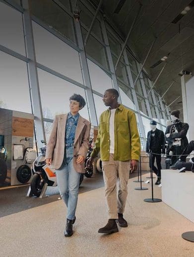 A view of BMW MOTORRAD Welt. Media sourced from BMW.
