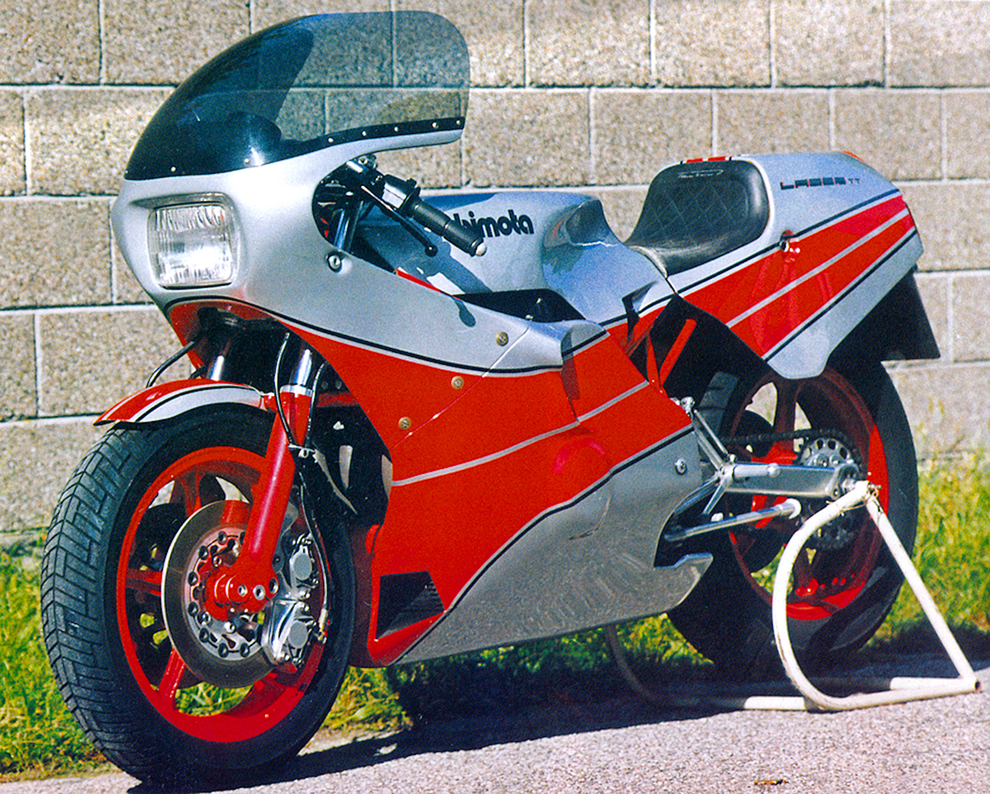 The Bimota KB2, personalized to Tamburini's specific preferences. Media sourced from AMCN.