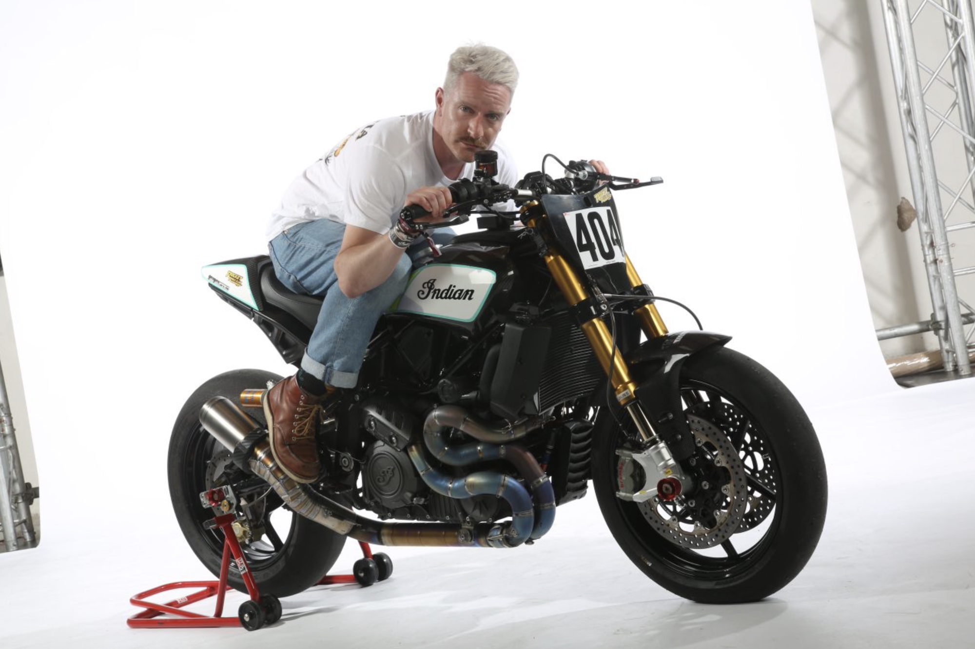 Indian FTR / Sportsbike Winner - (#26) Sebastian Neumann, Germany. Media sourced from Indian Motorcycles. 