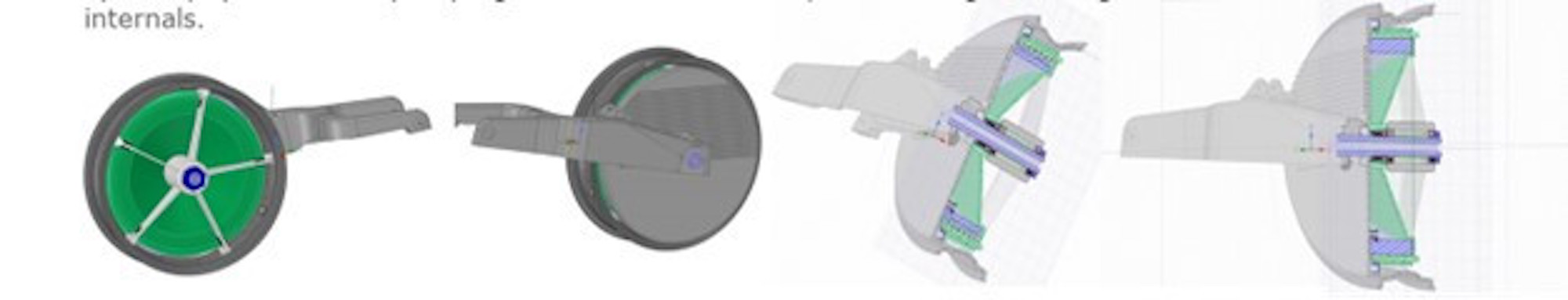 Erik Buell's proprietary electric-motor-in-wheel design. Media sourced from FUELL's press release.