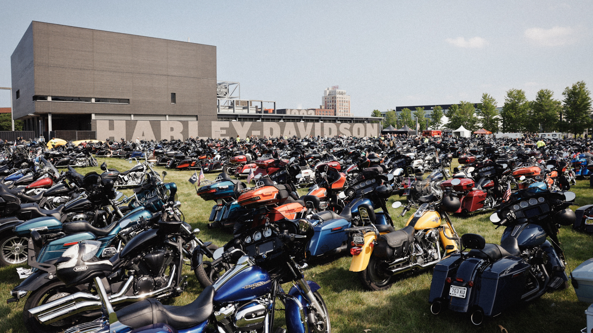 A view of the festivities that accompanied Harley-Davidson's Homecoming Festival. Media sourced from Harley-Davidson's recent press release.