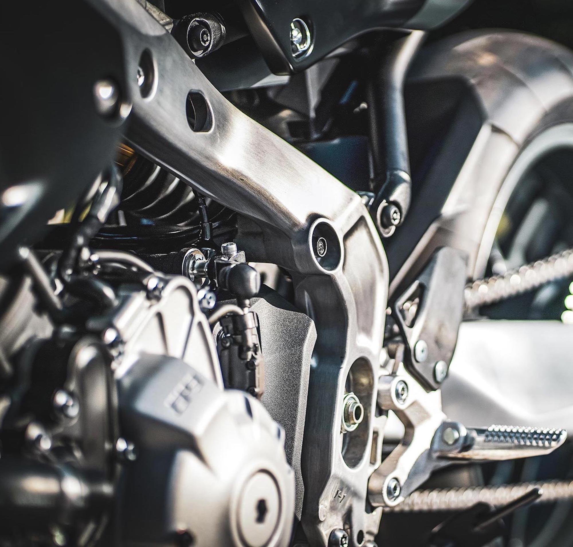 Yamaha's all-new XSR900 DB40, debuted at this year's Goodwood Festival of Speed. Media sourced from Yamaha's press release on Roadracing World.