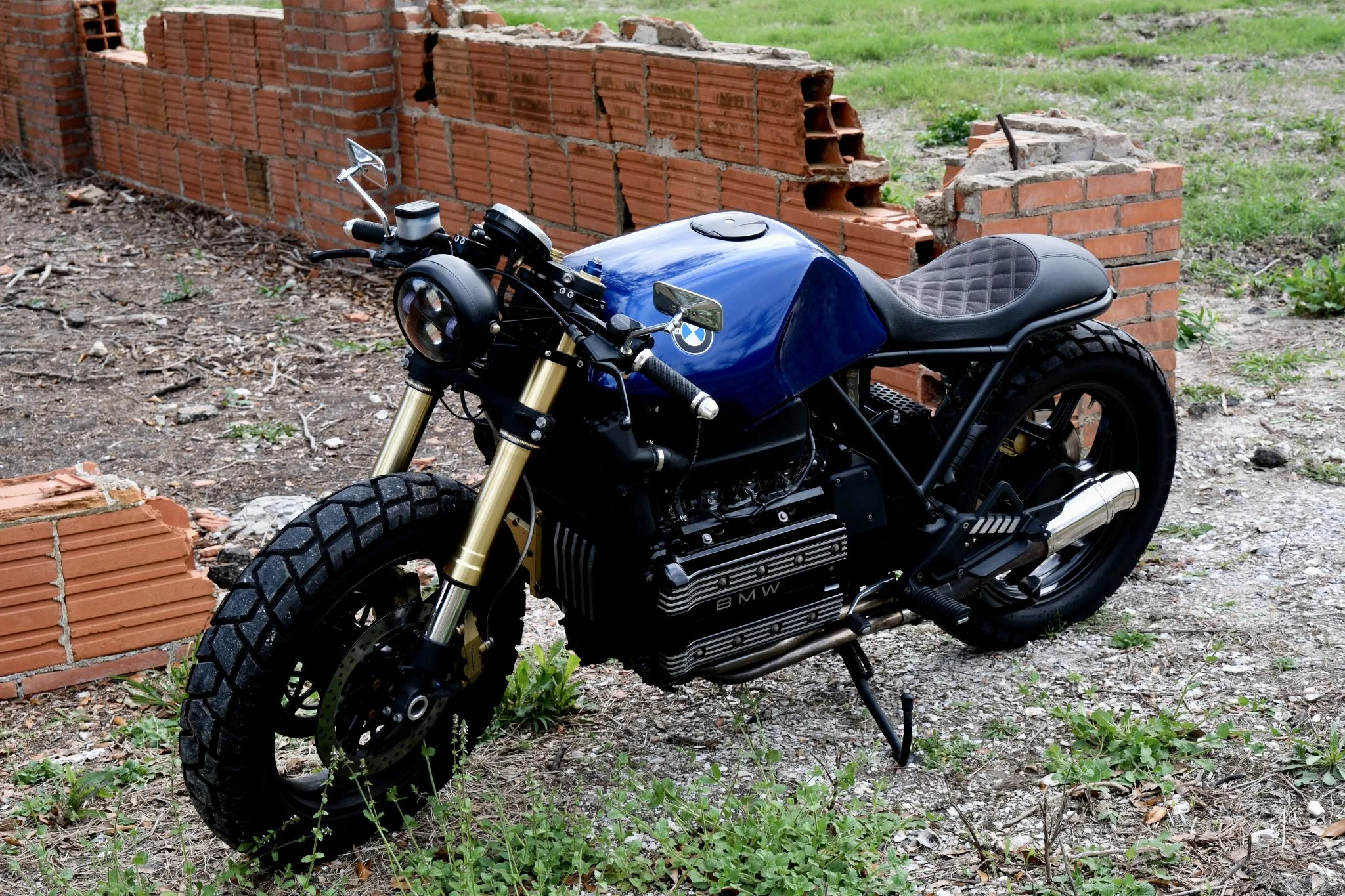 Bike Of The Day 1987 BMW K100LT Cafe Racer webBikeWorld