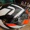 Top view of the vents on the LS2 Explorer Carbon Helmet