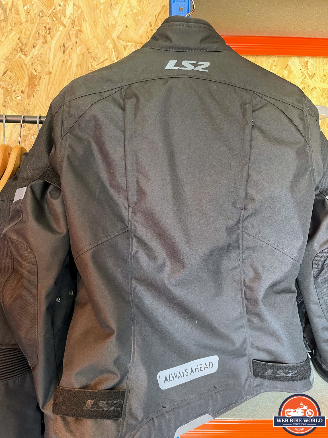 Rear view of the LS2 Serra Evo Jacket