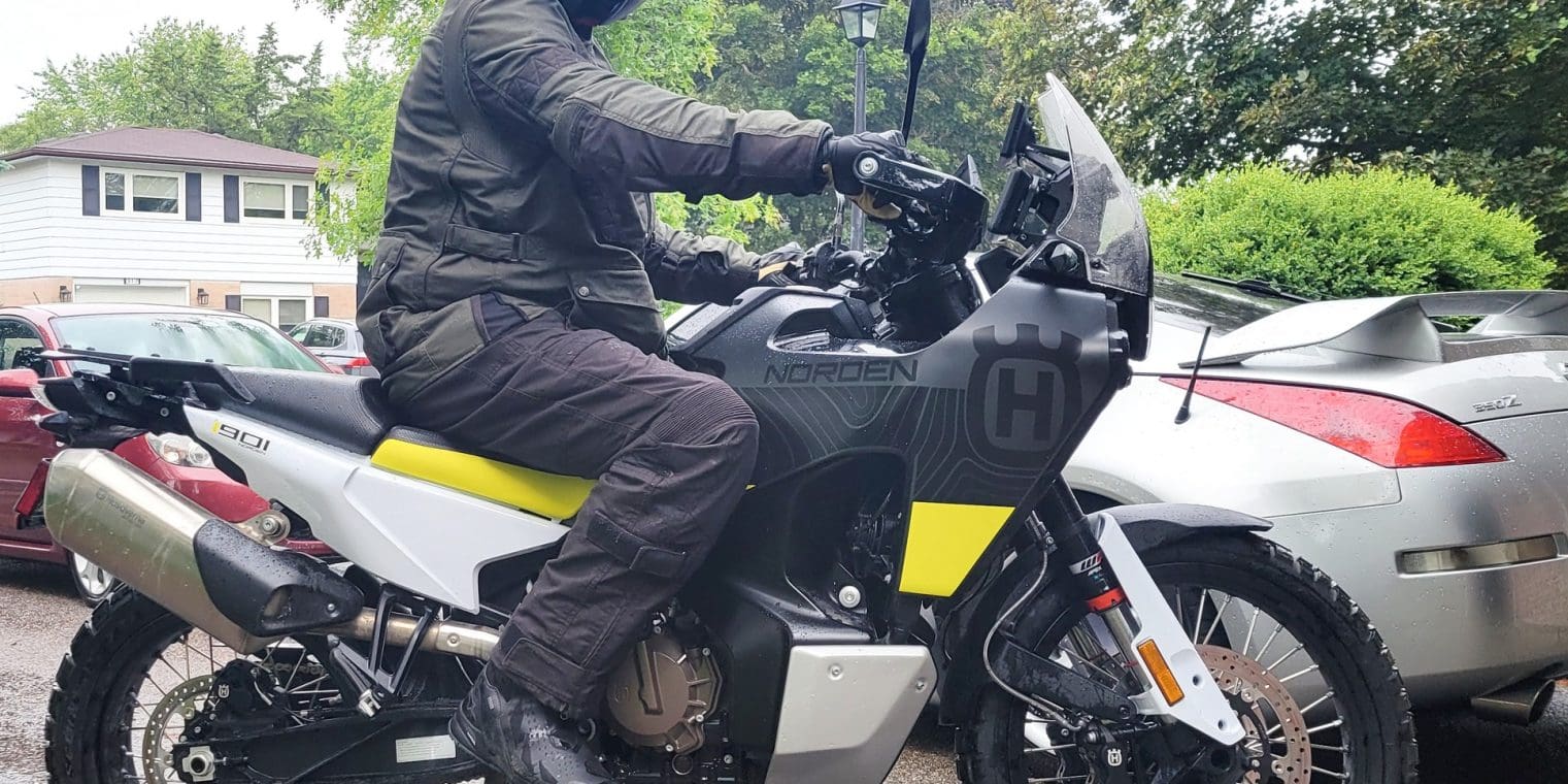 Rider wearing the Merlin Mahala Pro D30 Pants