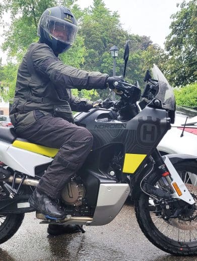 Rider wearing the Merlin Mahala Pro D30 Pants