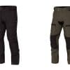 Black and Olive colorways on the Merlin Mahala Pro D3O Explorer Pants