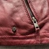 Closeup of the branded press stud on the RSD Seventy4 Atherton jacket