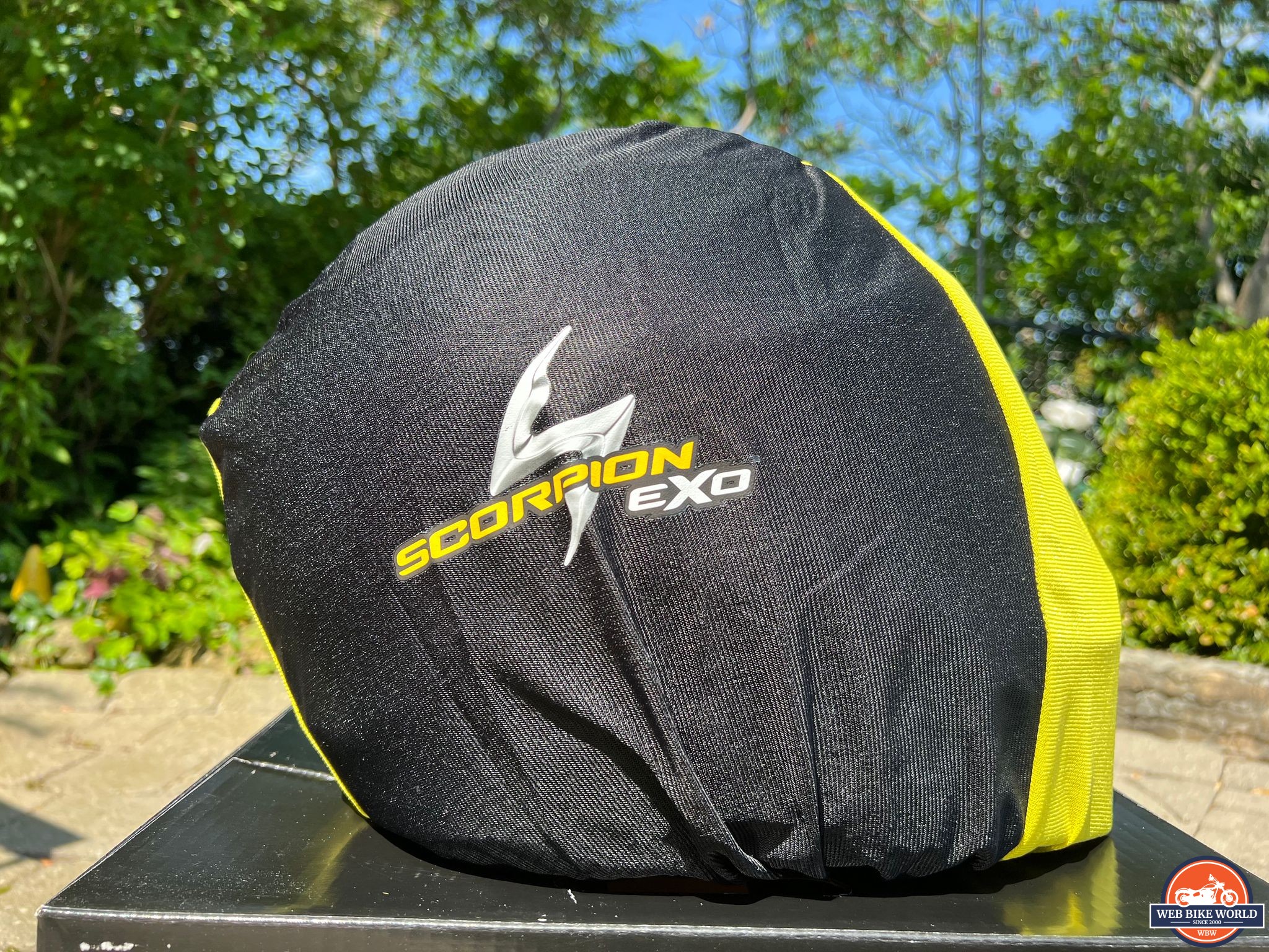 Scorpion Covert FX in the helmet bag