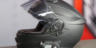 Sena 10C EVO on helmet