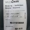 Materials tag for the mesh cover