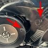 The visor quick release system on the Scorpion XT9000 is easy to use.
