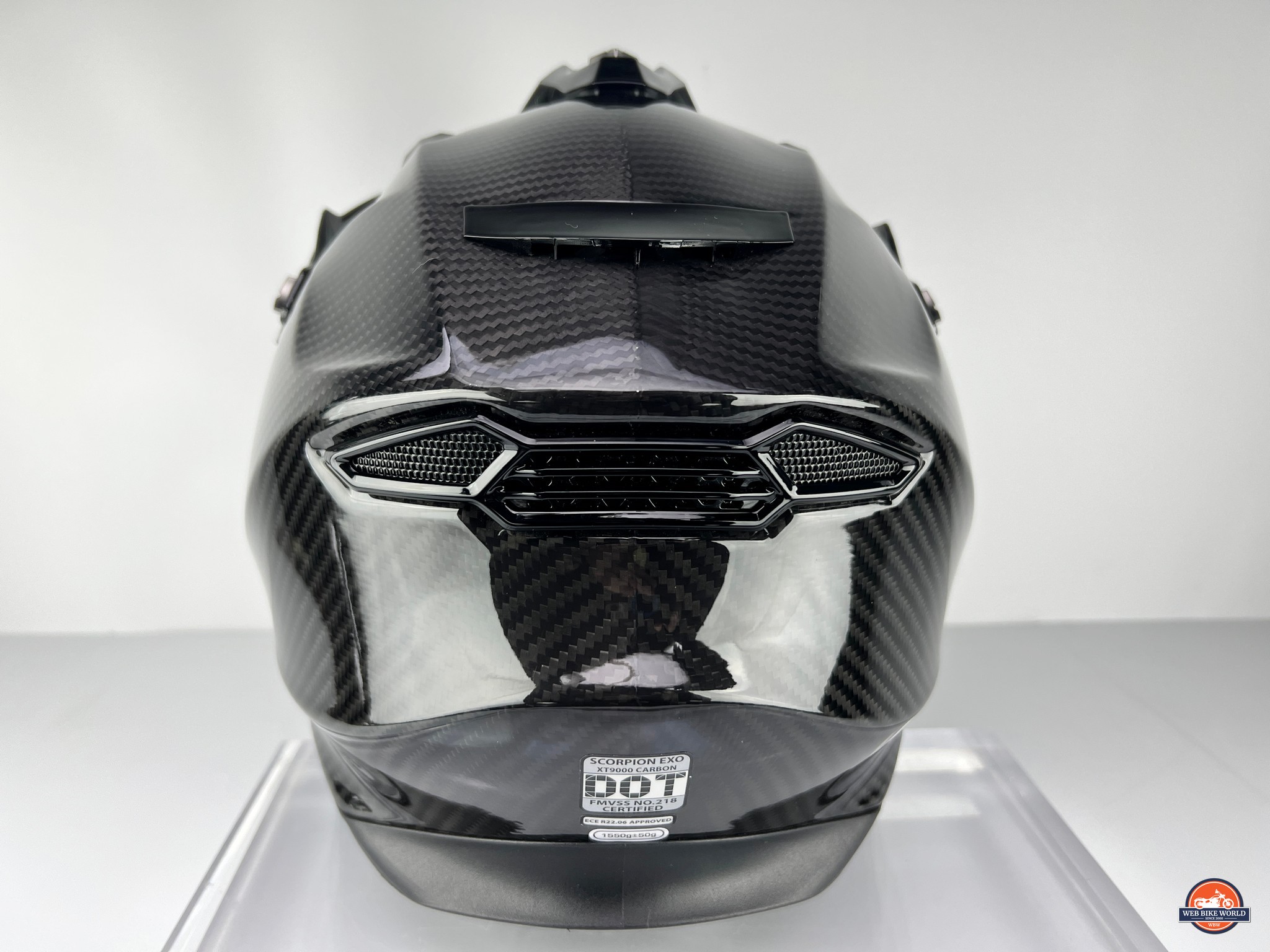The back of the XT9000 features three exhaust ports
