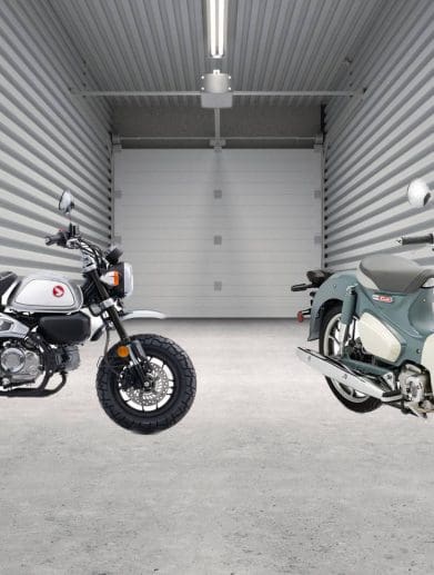 A view of Honda's refreshed 2024 Super Cub and Monkey. Media sourced from Honda.
