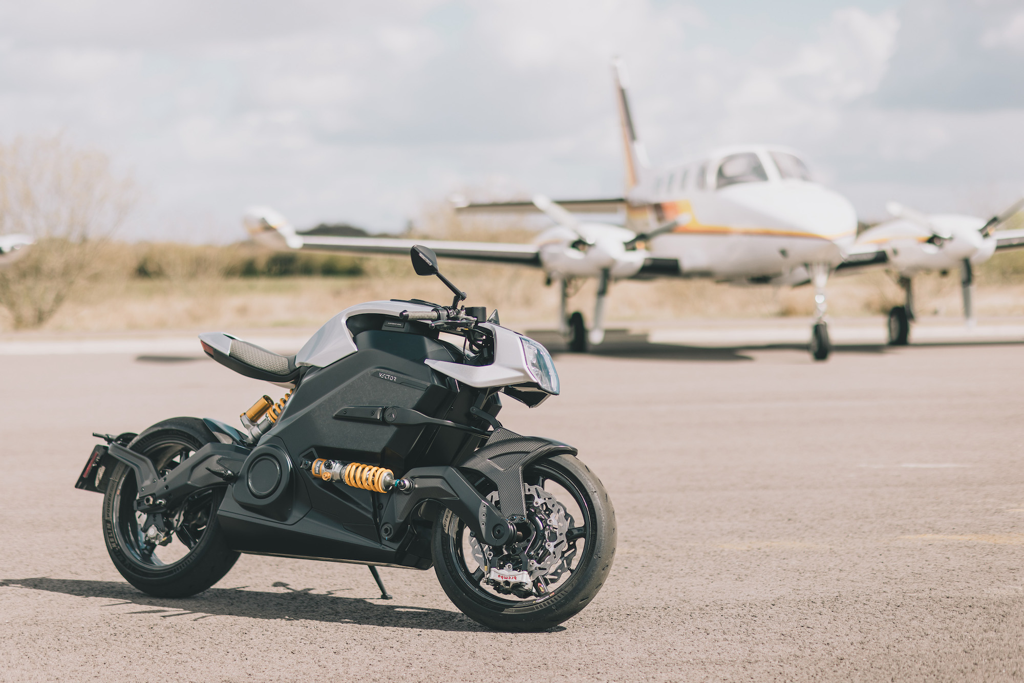 An Arc Vector, considered by the company to be the world's most advanced motorcycle. Media provided by Arc.