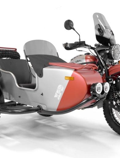 A view of Ural's newest model, the Gear Up Expedition. Media sourced from Ural.