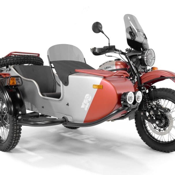 A view of Ural's newest model, the Gear Up Expedition. Media sourced from Ural.