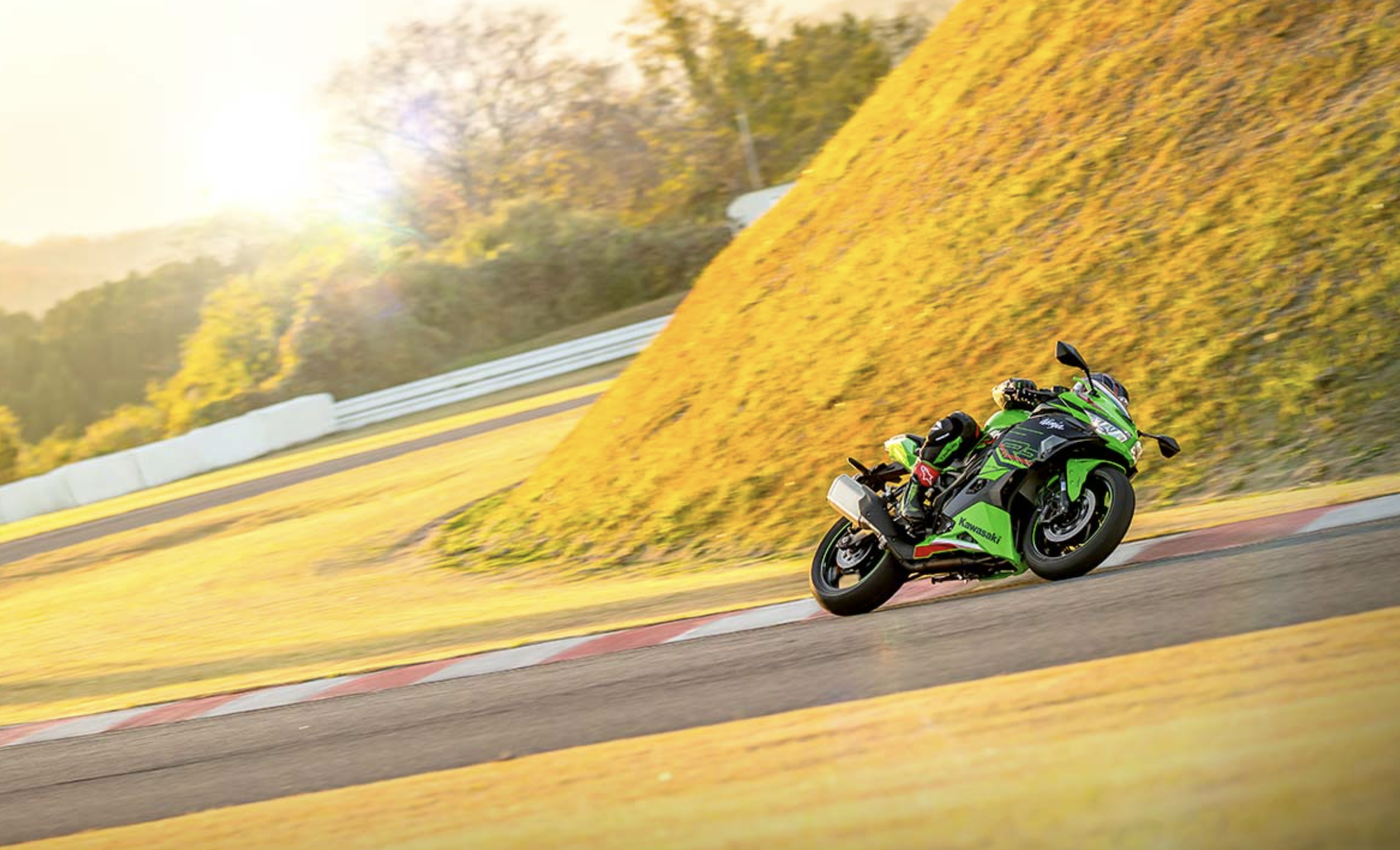 Kawasaki's 2023 Ninja ZX-4RR KRT Edition. Media source from Kawasaki.