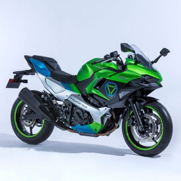 A view of Kawasaki's Ninja HEV. Media sourced from CycleWorld.