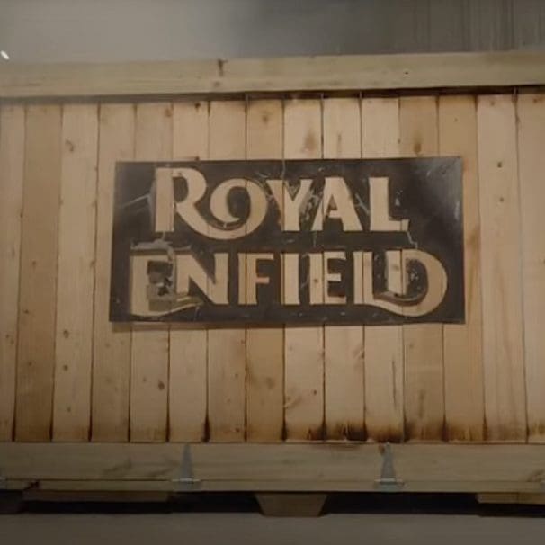 The big reveal of Royal Enfield's custom Super Meteor, created in collaboration with Roland Sands. Media sourced from Youtube.