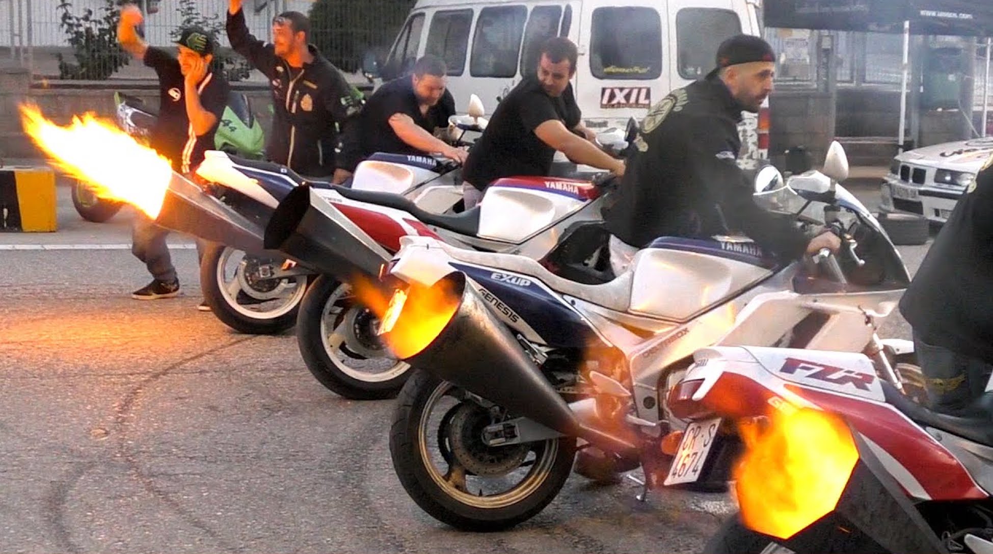 A view of the world's loudest motorcycle exhaust. Media sourced from Youtube. Please do not try any of the above at home unless you've received consent from the local constabulary and are prepared to debrief your neighbors. 