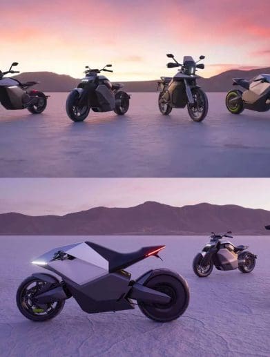 A view of the four electric machines that Ola revealed today. Media sourced from Team BHP.