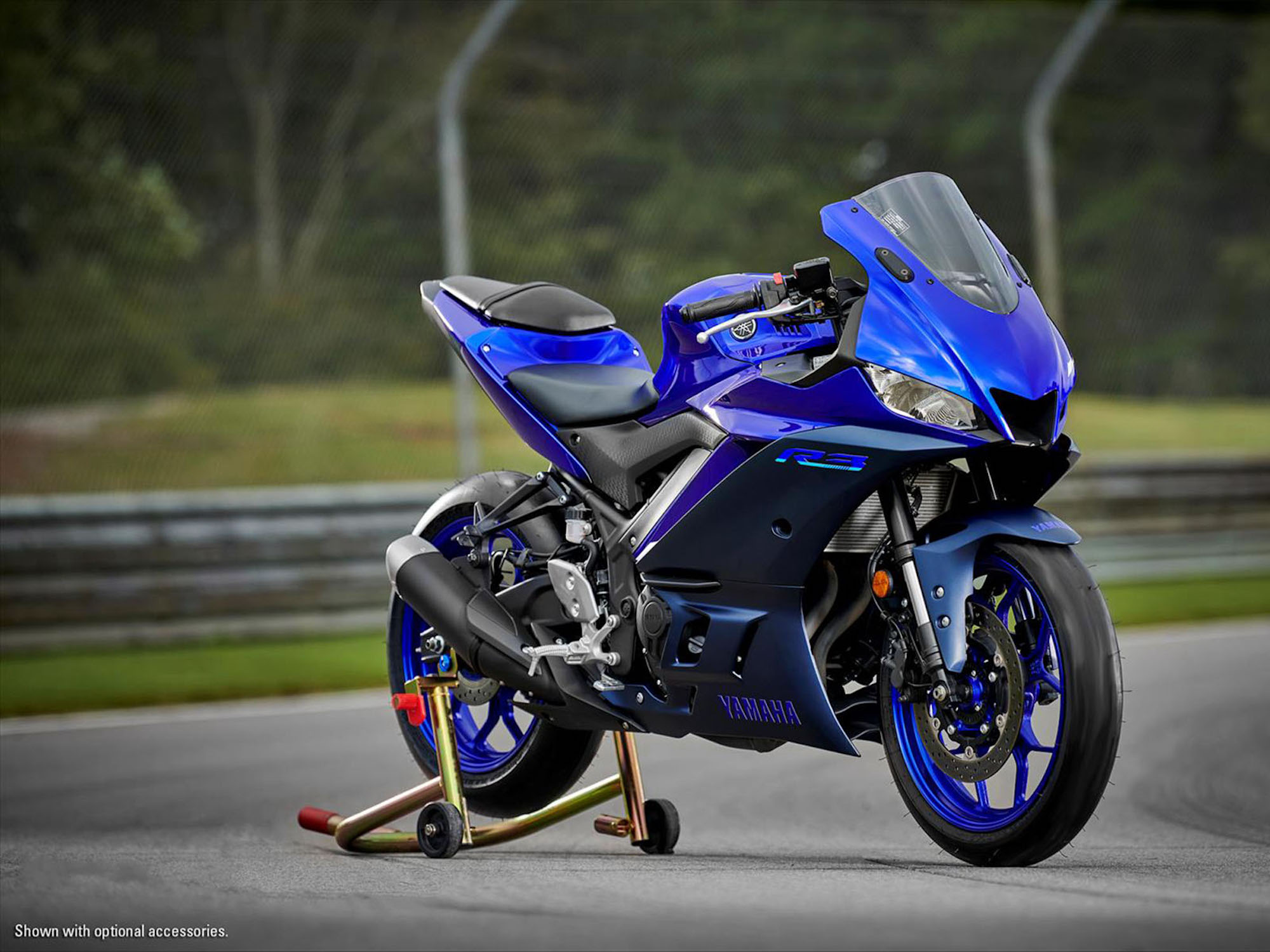 Yamaha's R3. Media sourced from Yamaha. 