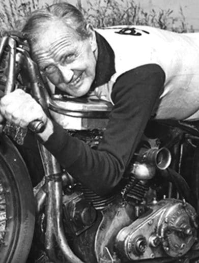 Burt Munro, the man behind the world's fastest Indian Motorcycle. Media sourced from MCN.