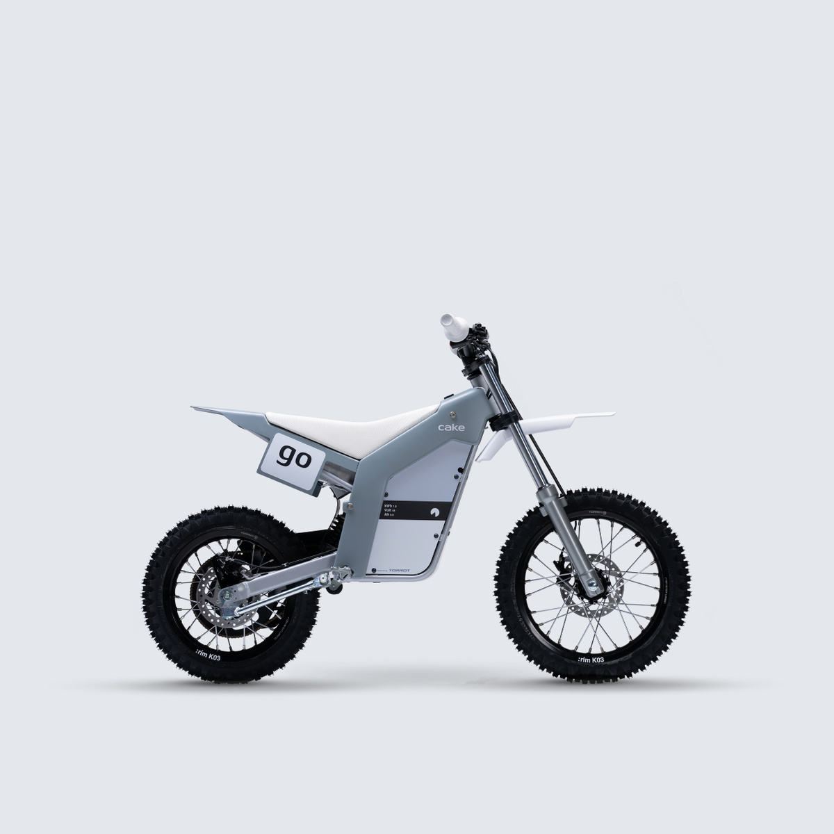 A view of the CAKE Trapp, an entry-level off-roading bike for kids aged 6 years and up. Media sourced from CAKE.