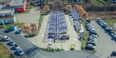 A view of a fast-charging station network, courtesy of the work EnBW is putting in. Media sourced from Electrek.