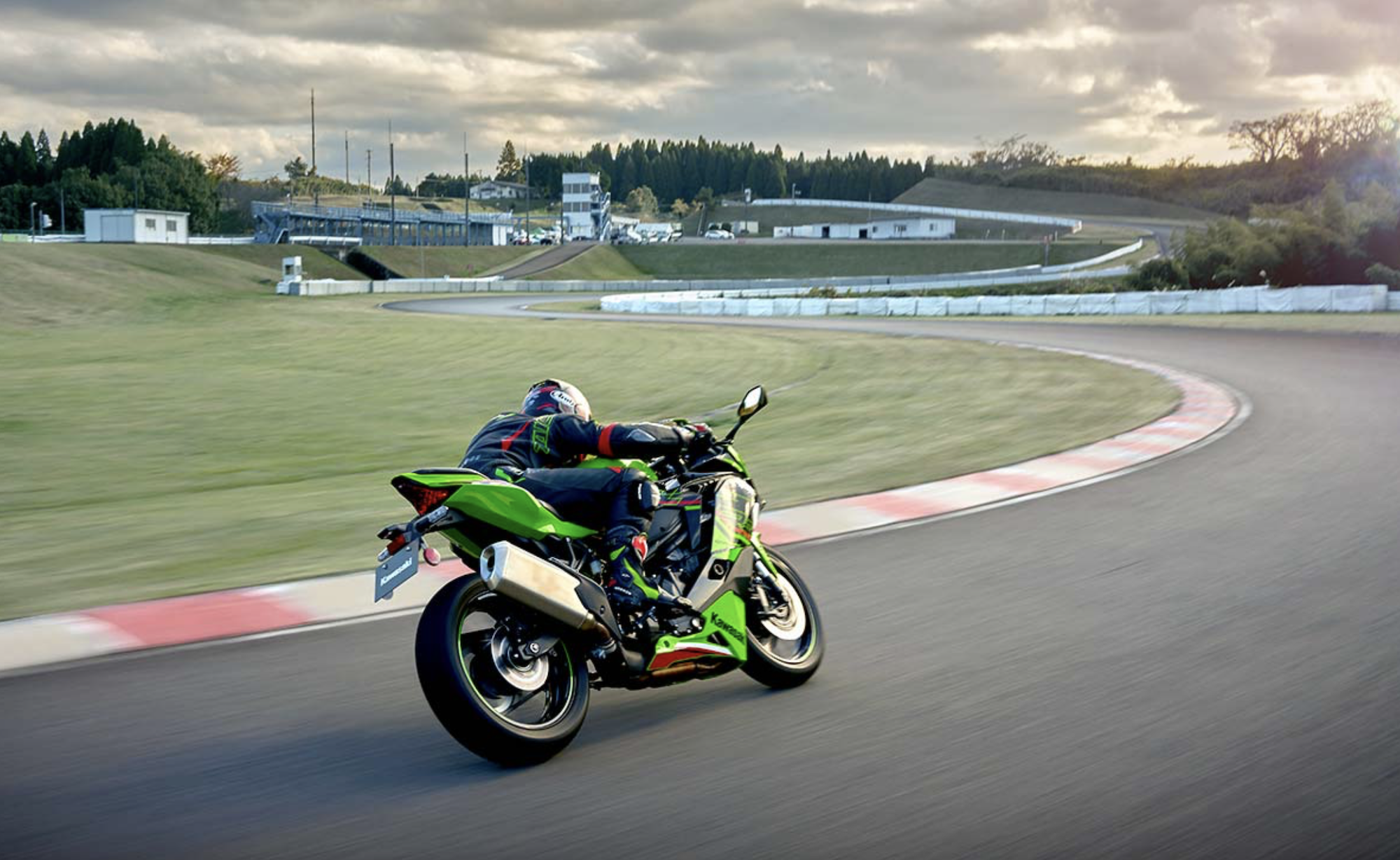 Kawasaki's 2023 Ninja ZX-4RR KRT Edition. Media source from Kawasaki.