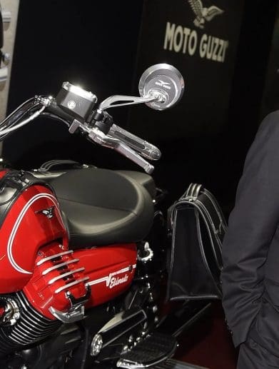 Roberto Colaninno, Piaggio's CEO. Media sourced from Moto.it.