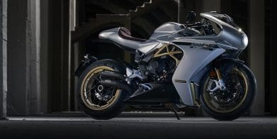 A view of MV Agusta's F3 track weapon. Media sourced from MV Agusta.
