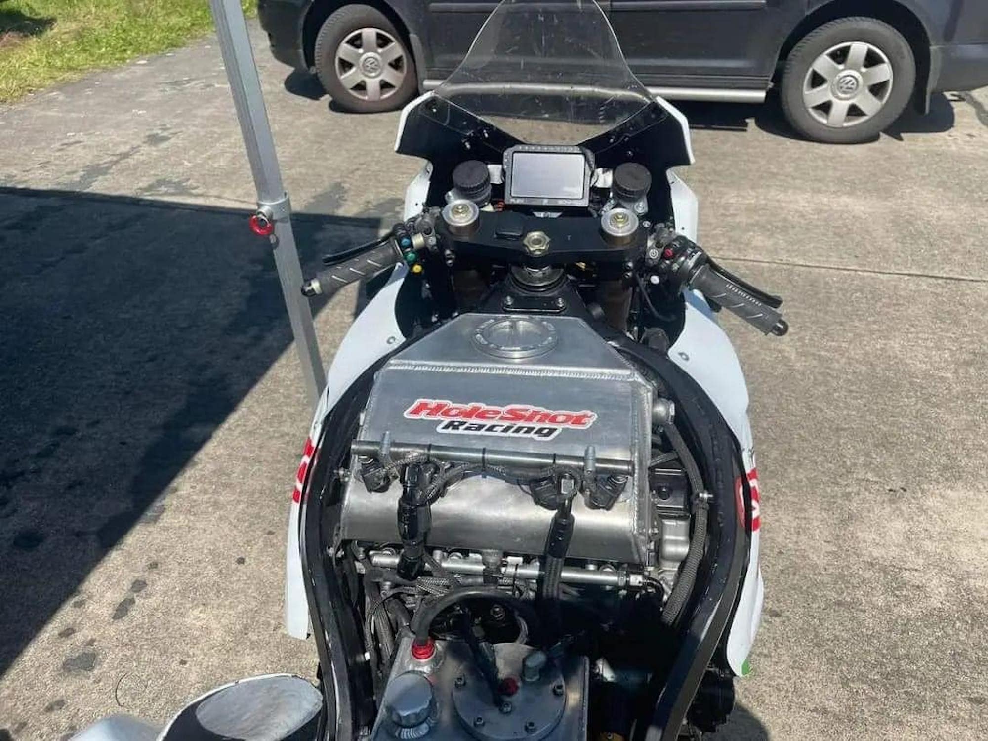 6Jarrod Jack Frost speed record 274.9mph A view of the modded Hayabusa monster that Jarrod "Jack" Frost rode in the capture of a wicked speed record at Elvington. Media sourced from Holeshot Racing's Facebook page.