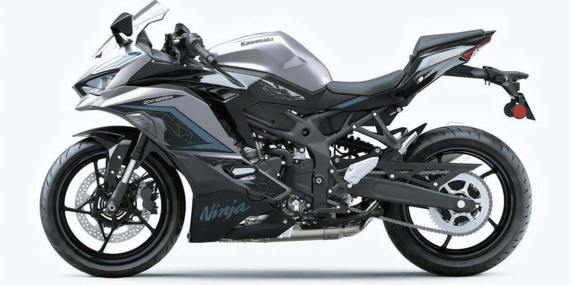 A view of the new 2024 ZX-25R released by Kawasaki Japan. Media sourced from RideApart.