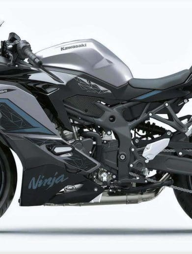 A view of the new 2024 ZX-25R released by Kawasaki Japan. Media sourced from RideApart.