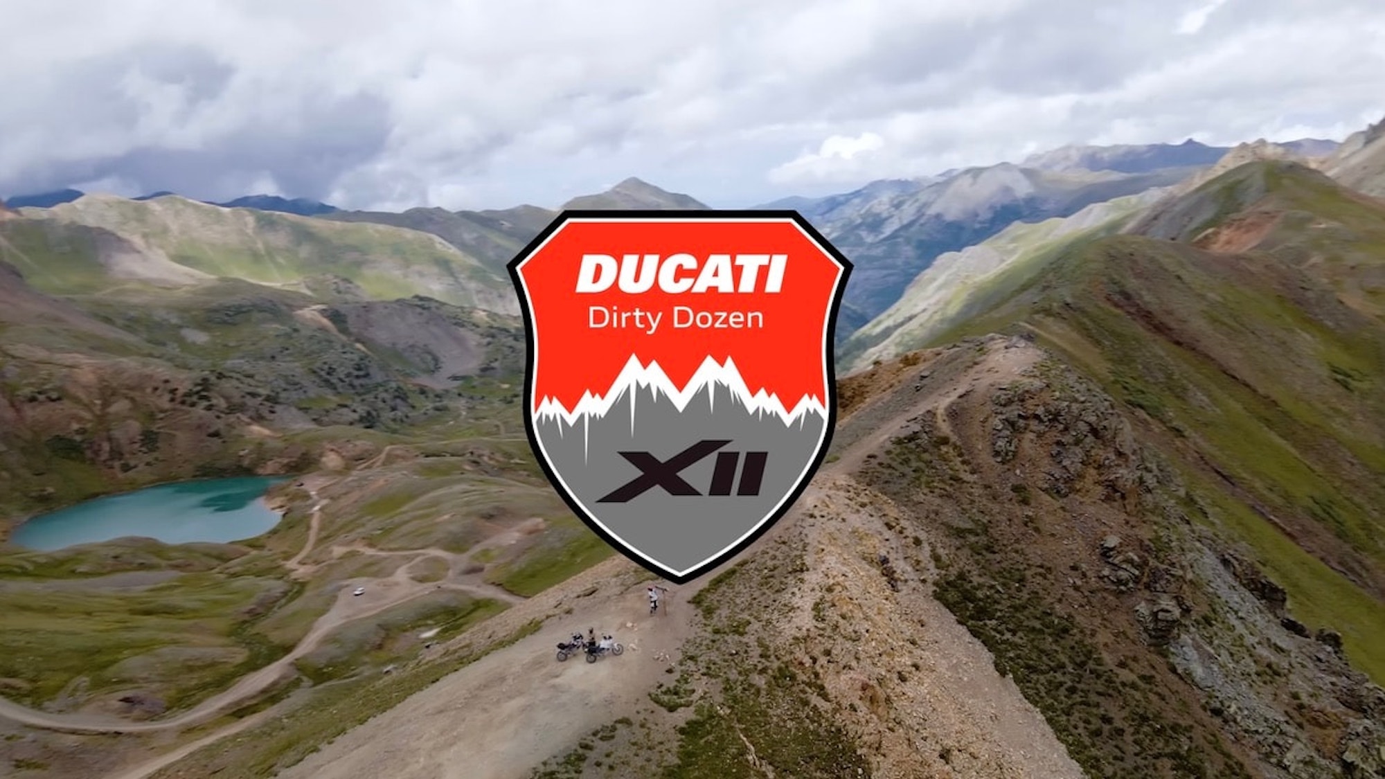 The logo for Ducati's “Dirty Dozen” Challenge. Media sourced from Ducati.