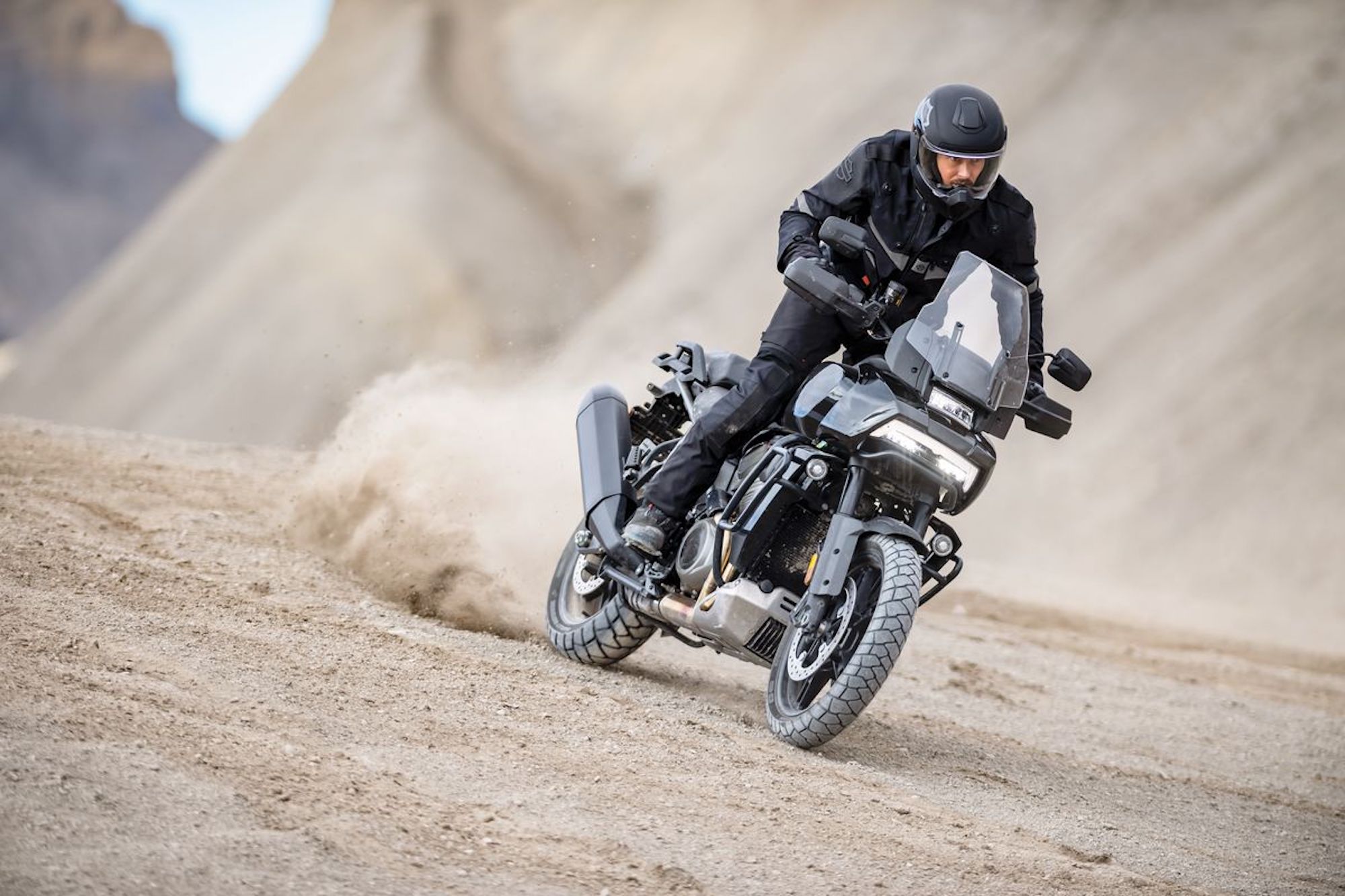 Harley-Davidson's Pan America. Media sourced from Harley-Davidson.