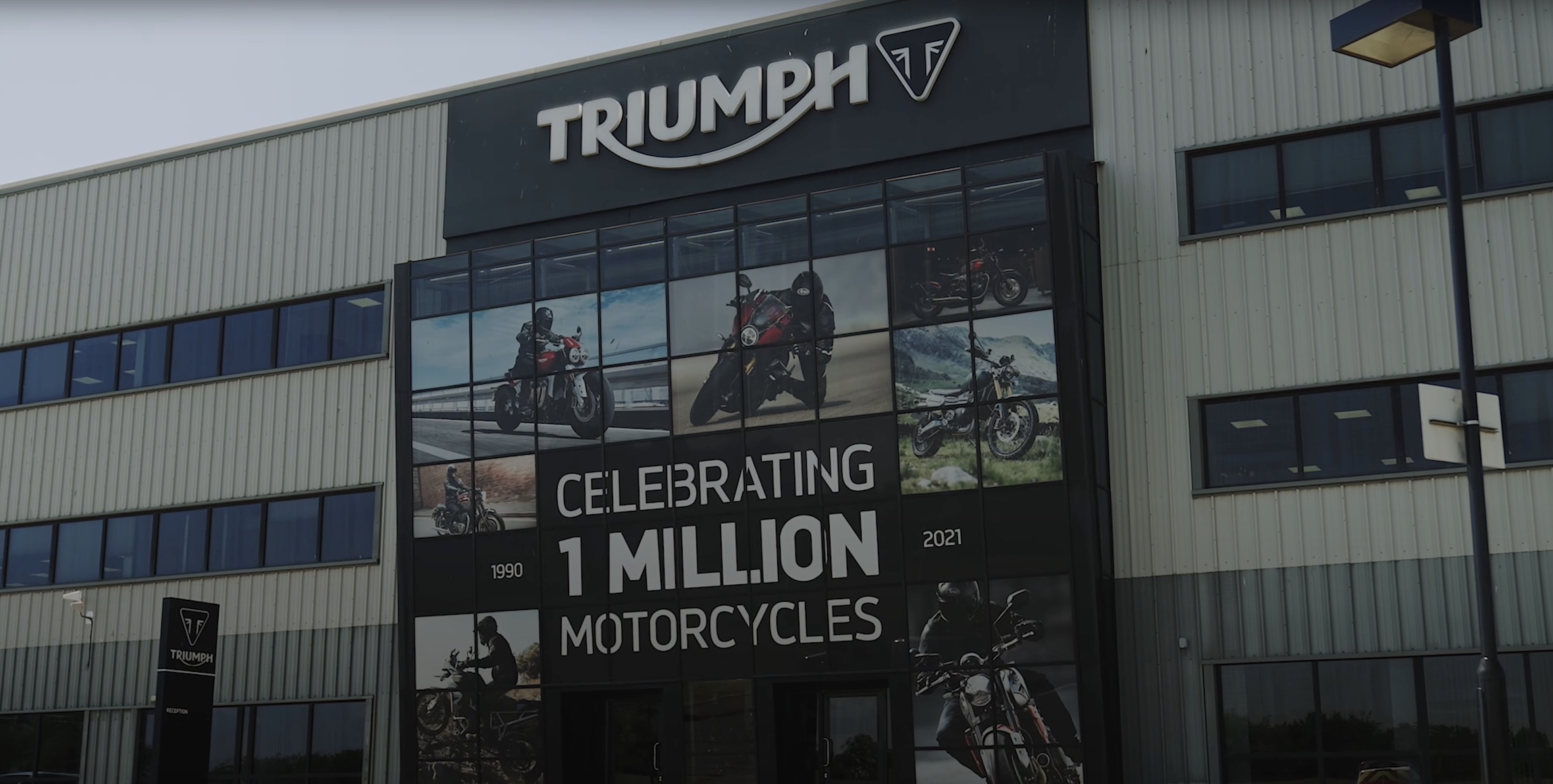 Triumph's Hinckley headquarters. Media sourced from Youtube.