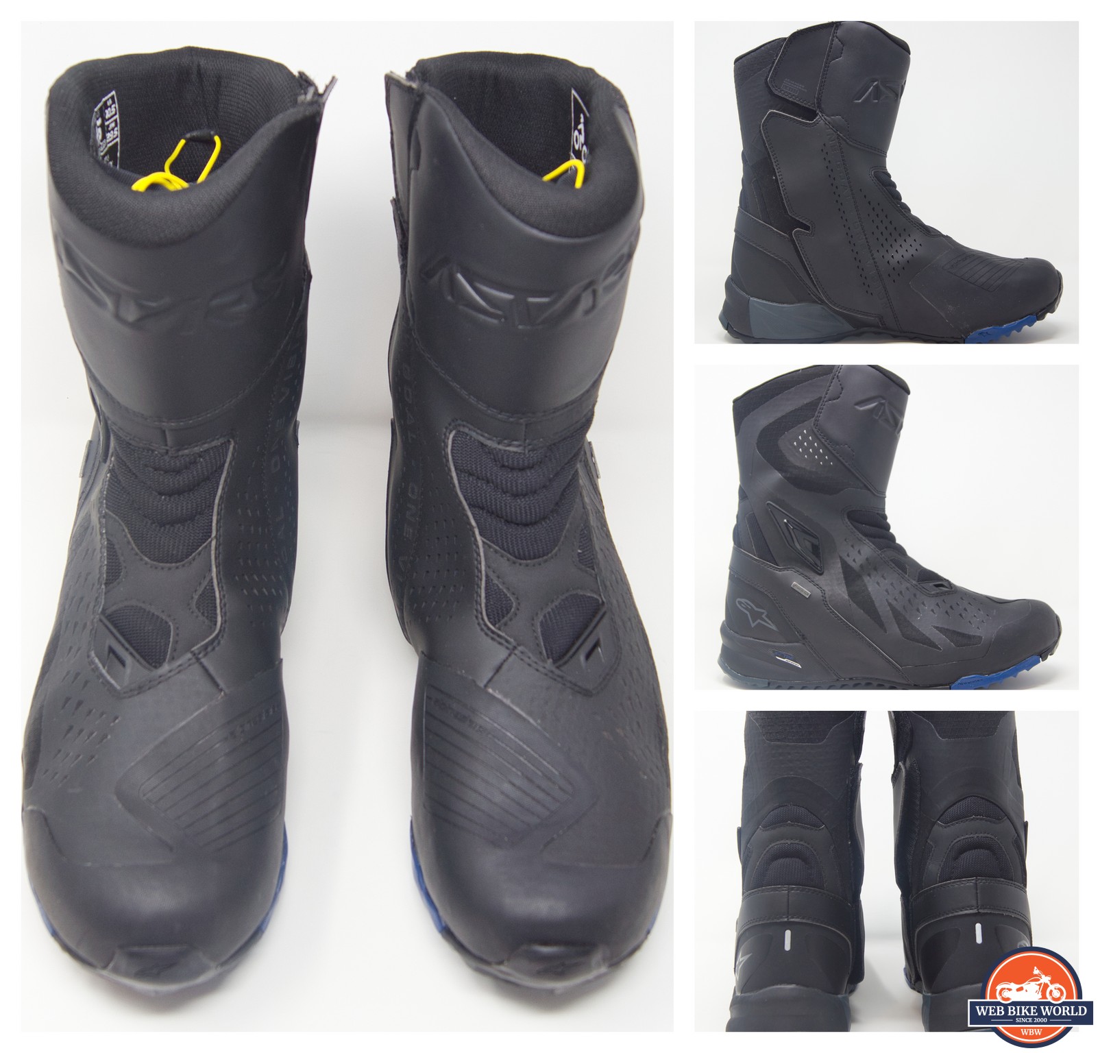 Various angles of the Alpinestars RT-8 Gore Text Boots